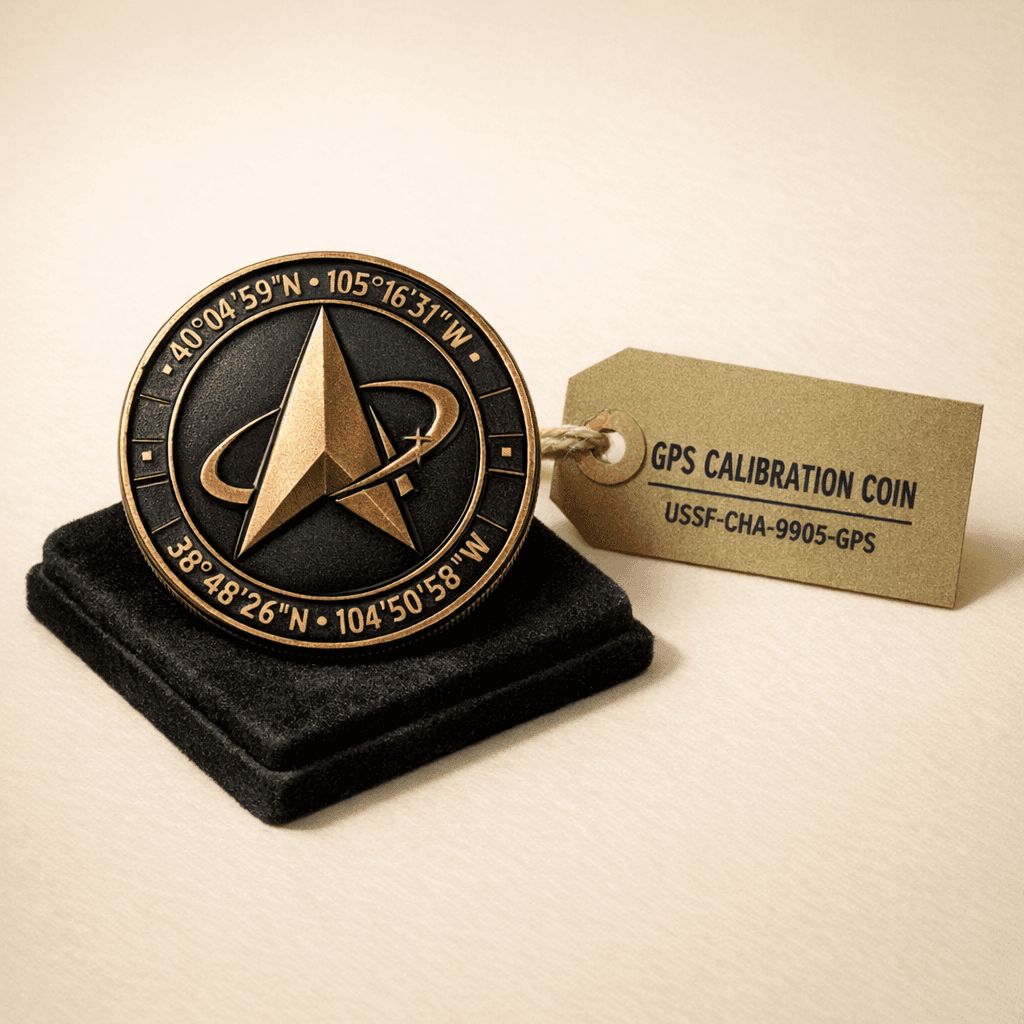 GPS Accuracy Calibration Coin