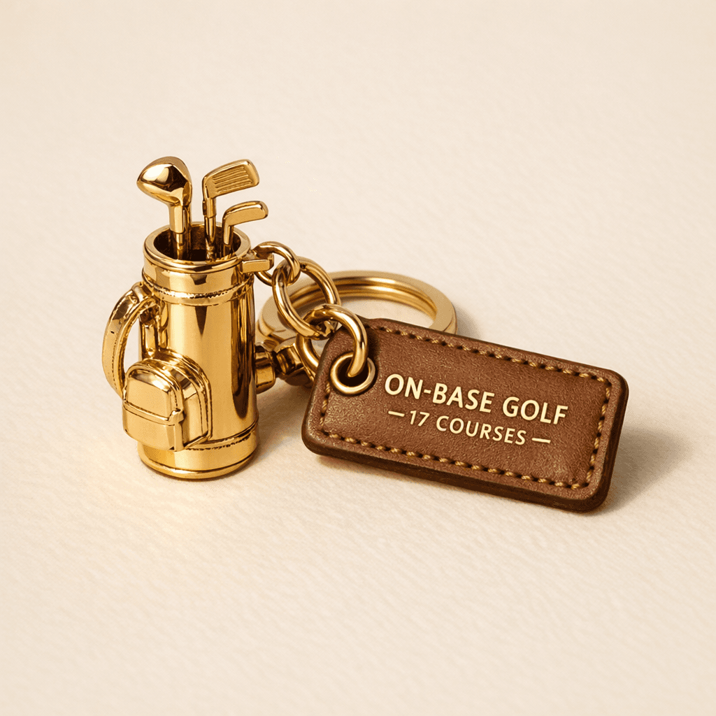 On-Base Golf Course Keychain