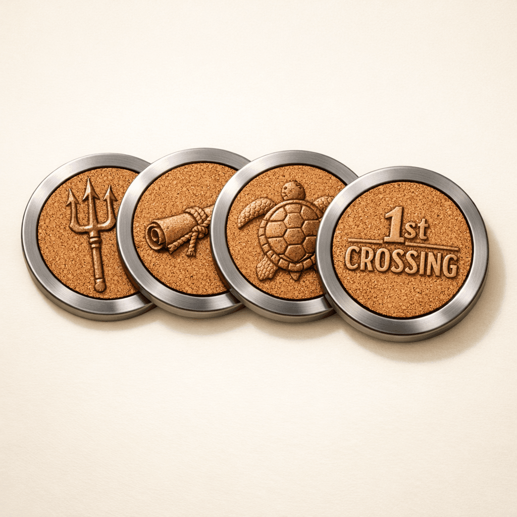 Shellback Certification Coaster Set