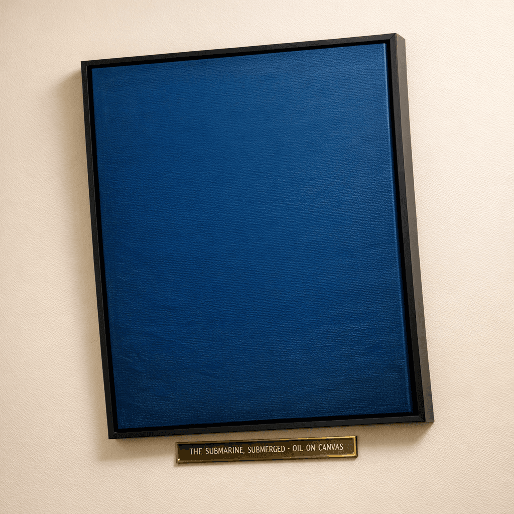 Original Painting: The Submarine, Submerged